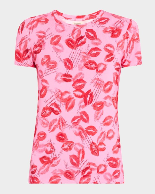 Ressi Short-Sleeve Kiss Tee